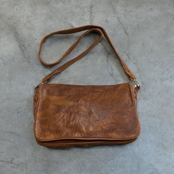 Mid Western Sport Togs Handbags - -Vintage Mid Western Sport Togs Crossbody Genuine Deer Skin Shoulder Purs…